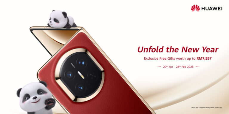 Raikan Tahun Baru Bersama HUAWEI di Panda Pop-Up Event dan terokai Mate X7 8