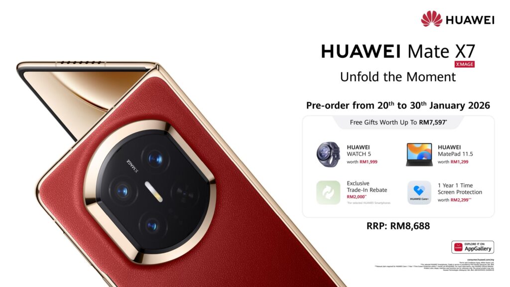 HUAWEI Mate X7 kini rasmi di Malaysia pada harga RM 8,688 1
