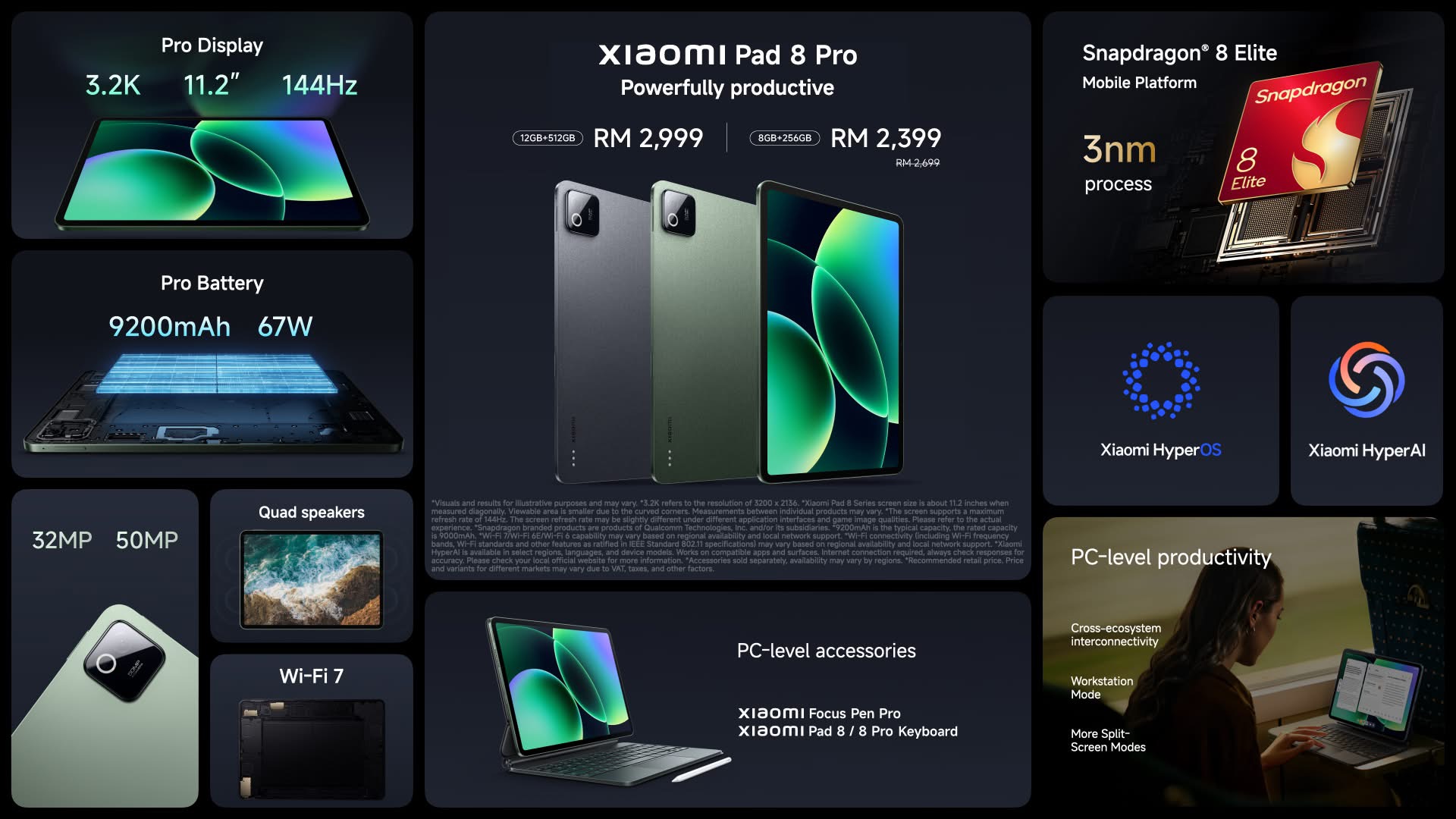 Xiaomi Pad 8 Series Tampil Dengan Prestasi Flagship & Rekaan Ultra Nipis 5 Xiaomi Pad 8 Series Tampil Dengan Prestasi Flagship & Rekaan Ultra Nipis 5