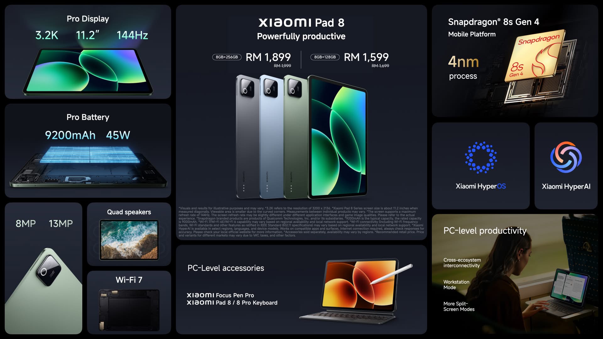 Xiaomi Pad 8 Series Tampil Dengan Prestasi Flagship & Rekaan Ultra Nipis 6 Xiaomi Pad 8 Series Tampil Dengan Prestasi Flagship & Rekaan Ultra Nipis 6