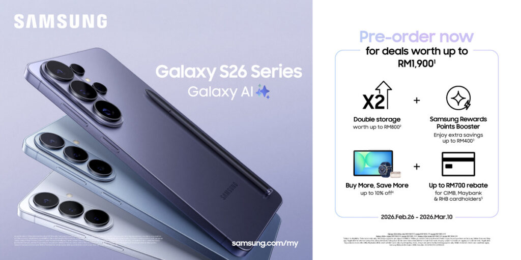 Early Collection bagi Samsung Galaxy S26 Series telah bermula 1