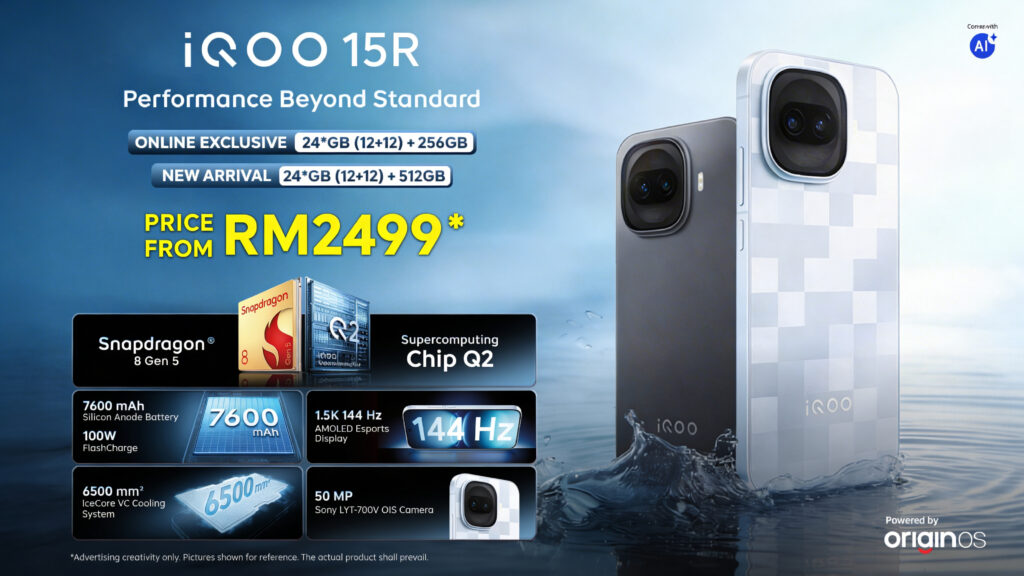 iQOO 15R kini rasmi di Malaysia dengan cip Snapdragon 8 Elite Gen 5 - dari RM 2,499 sahaja 1
