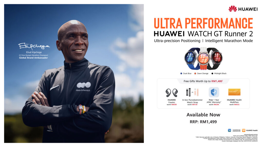HUAWEI WATCH GT Runner 2 kini rasmi di Malaysia - RM 1,499 1