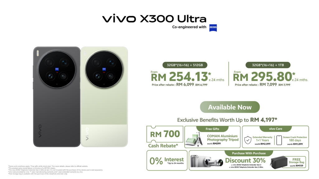 The Ultimate Concert Duo vivo X300 Ultra dan X300 FE mula dijual di Malaysia 1