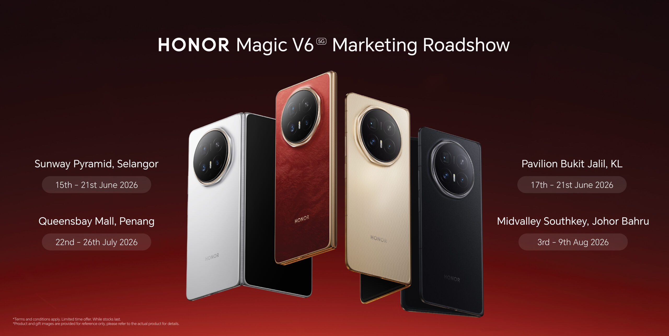 HONOR Mengajak Rakyat Malaysia Merasai Ujian Ketahanan Luar Biasa Magic V6 di Roadshow! 2 HONOR Mengajak Rakyat Malaysia Merasai Ujian Ketahanan Luar Biasa Magic V6 di Roadshow! 2
