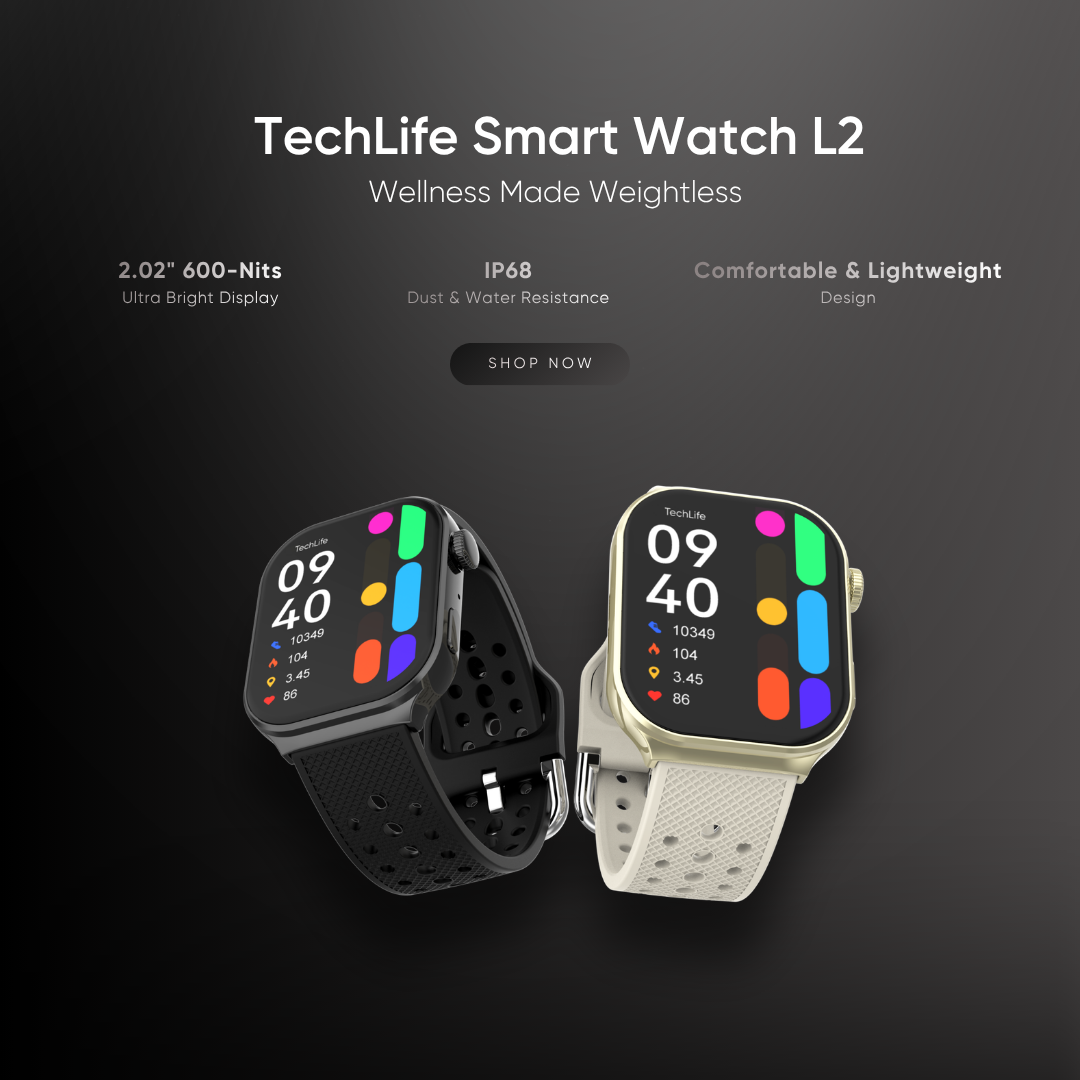 TechLife Pad Plus 2, Smart Watch L2 dan Wireless Earbuds+ 2 kini rasmi di Malaysia 4 TechLife Pad Plus 2, Smart Watch L2 dan Wireless Earbuds+ 2 kini rasmi di Malaysia 4