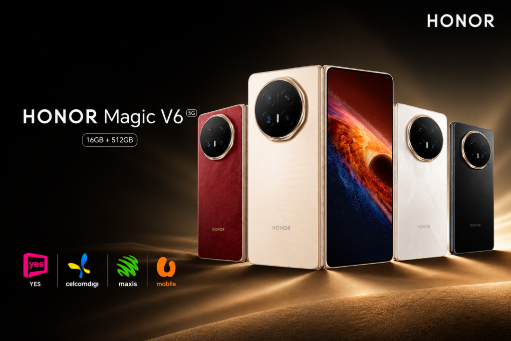Miliki HONOR Magic V6 Ultra Tahan Lasak Serendah RM95/Bulan Telco Terpilih 1