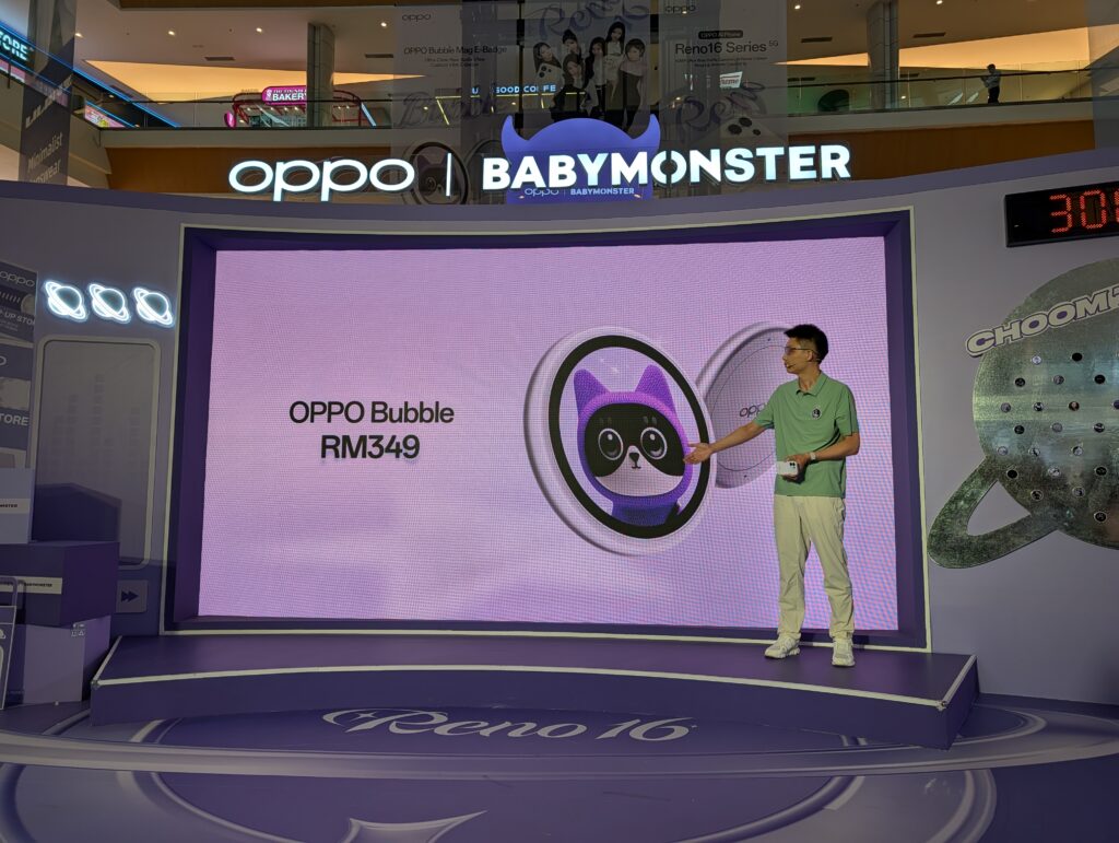 OPPO Bubble kini rasmi di Malaysia - peranti magnetik dengan skrin AMOLED 1 OPPO Bubble kini rasmi di Malaysia - peranti magnetik dengan skrin AMOLED 1