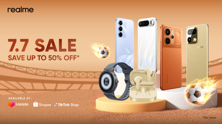 Jualan realme 7.7 Double Digit: Hadiah Percuma dan Penjimatan Sehingga 50% di Shopee, Lazada & TikTok Shop 6