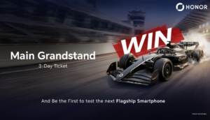 Menangi Tike Grandstand F1 dan Rakam Aksi dengan Telefon Pintar Flagship Generasi Baharu HONOR 2