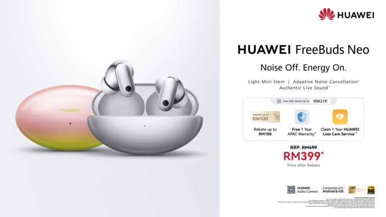 ANC setaraf AirPods Pro 3 pada Harga RM399? Ini HUAWEI FreeBuds Neo 6