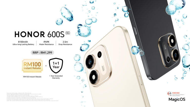 HONOR 600S 5G kini di Malaysia, Harga RM1,299 Dengan Bateri 8,100mAh 1