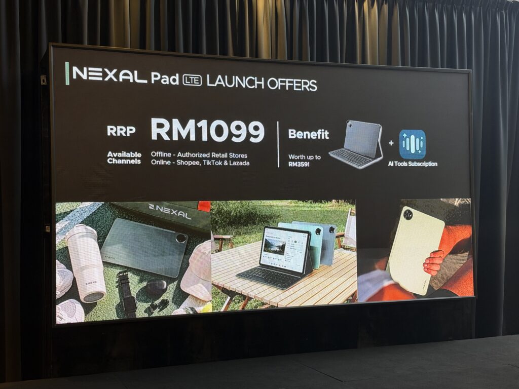 NEXAL Rasmi Dilancarkan di Malaysia, Perkenal Tablet NEXAL Pad dan Earbuds Bermula RM199 1